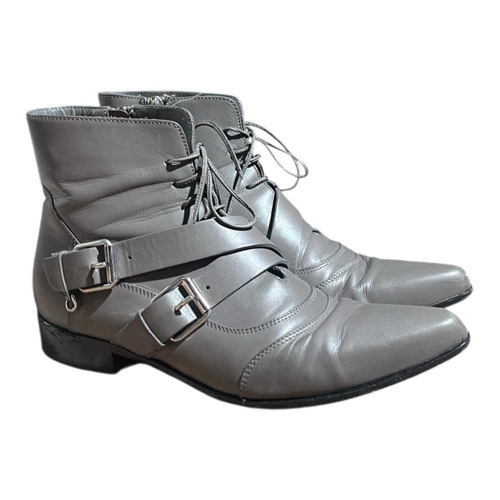 Tabitha Simmons Byron Moto Boot Gray